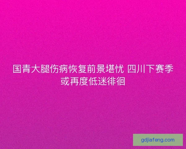 国青大腿伤病恢复前景堪忧 四川下赛季或再度低迷徘徊