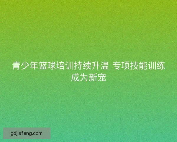 青少年篮球培训持续升温 专项技能训练成为新宠